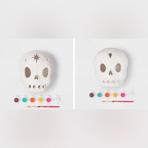 Target Mondo Llama x Luis Pinto light up paint ceramic calavera skulls x2